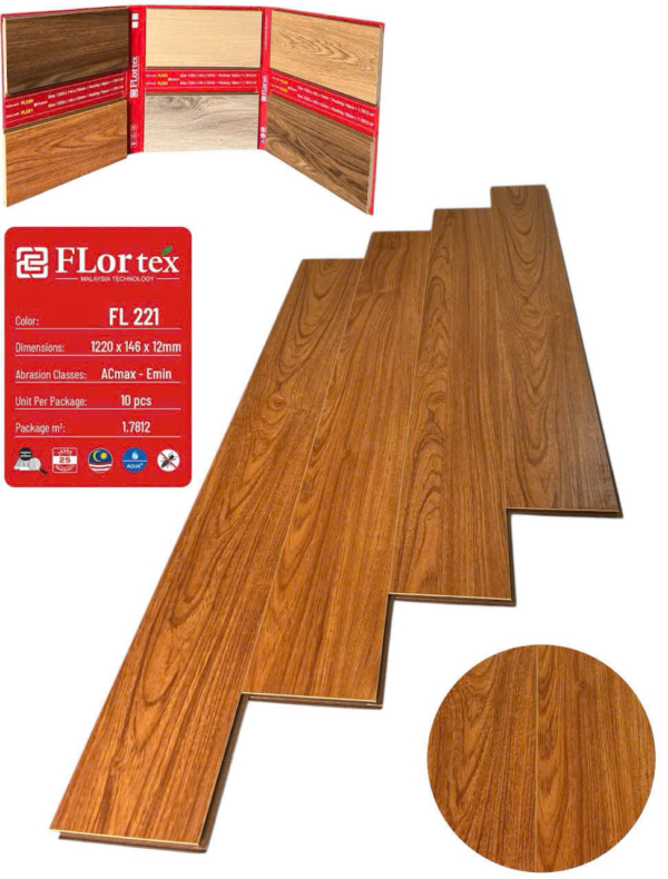 Sàn Gỗ Công Nghiệp Flortex FL221