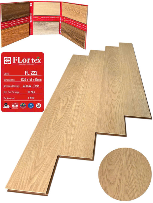 Sàn Gỗ Công Nghiệp Flortex FL222