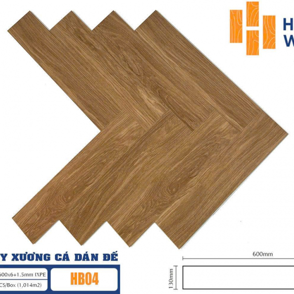 sàn nhựa xương cá Hobi HB04