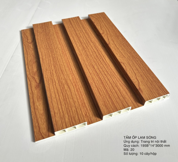 tấm ốp lam sóng 3 sóng thấp màu 3st20