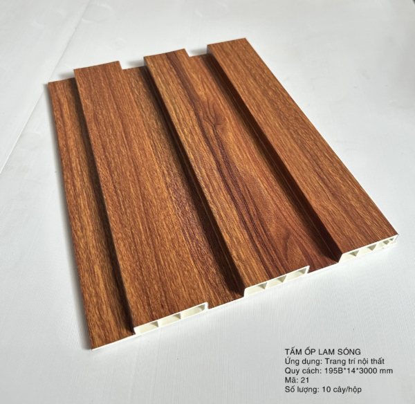 tấm ốp lam sóng 3 sóng thấp màu 3st21