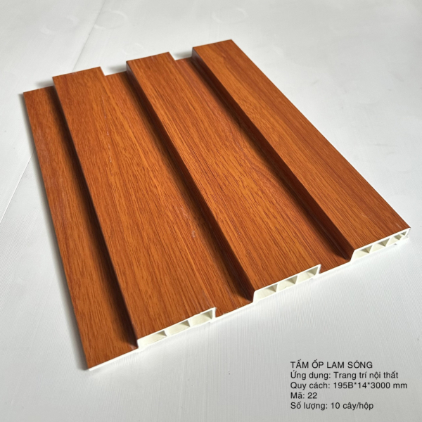 tấm ốp lam sóng 3 sóng thấp màu 3st22