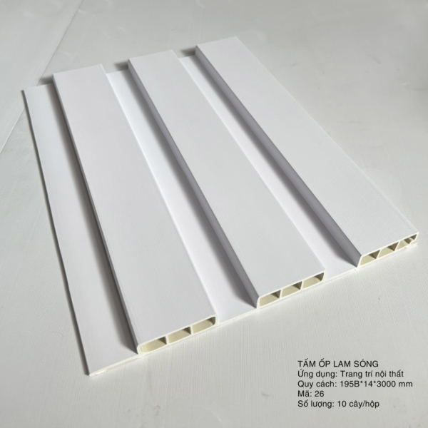 tấm ốp lam sóng 3 sóng thấp màu 3st26