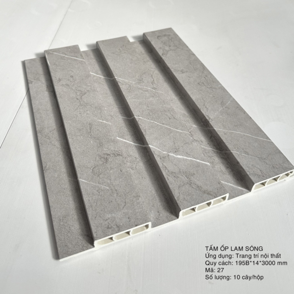 tấm ốp lam sóng 3 sóng thấp màu 3st27