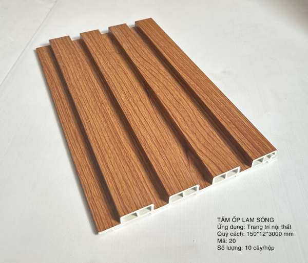 tấm ốp lam sóng 4 sóng thấp màu 20