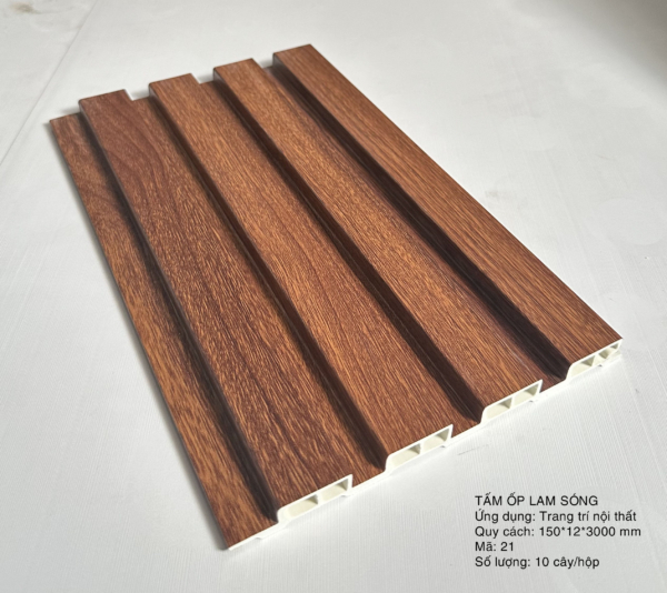 tấm ốp lam sóng 4 sóng thấp màu 21