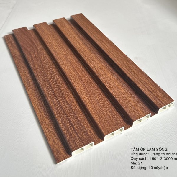 tấm ốp lam sóng 4 sóng thấp màu 21