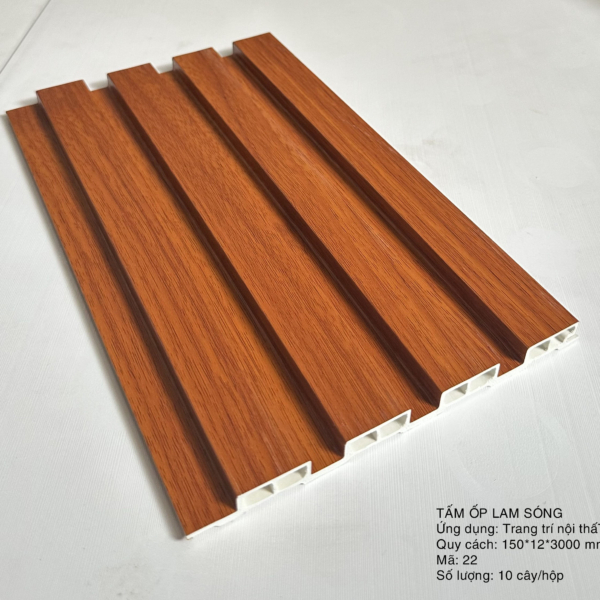 tấm ốp lam sóng 4 sóng thấp màu 22