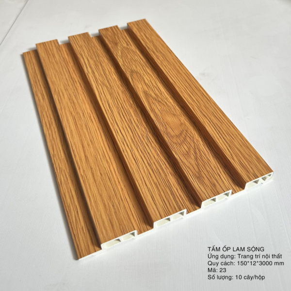 tấm ốp lam sóng 4 sóng thấp màu 23