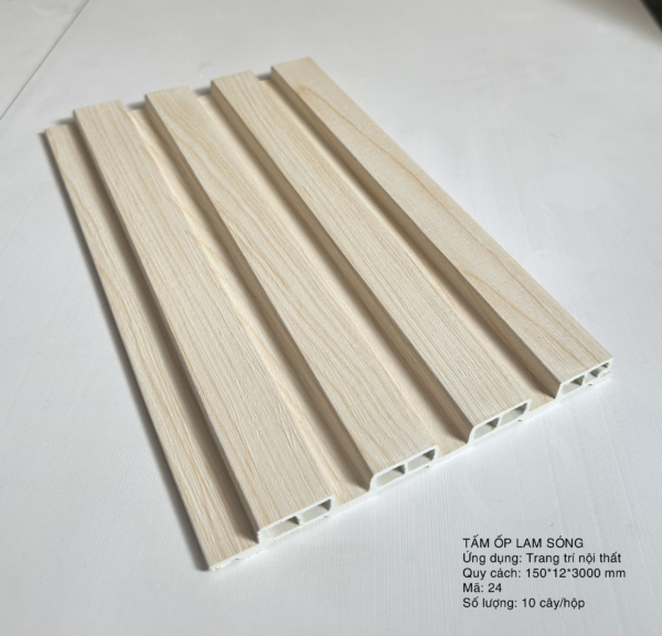 tấm ốp lam sóng 4 sóng thấp màu 24