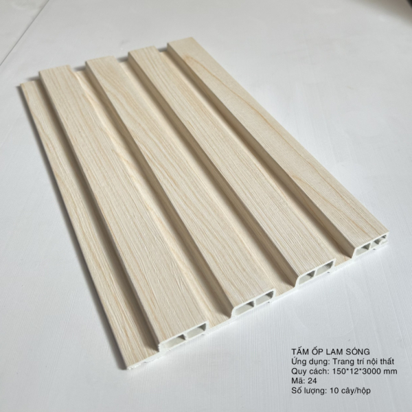 tấm ốp lam sóng 4 sóng thấp màu 24