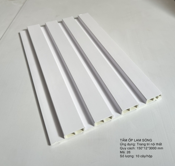 tấm ốp lam sóng 4 sóng thấp màu 26