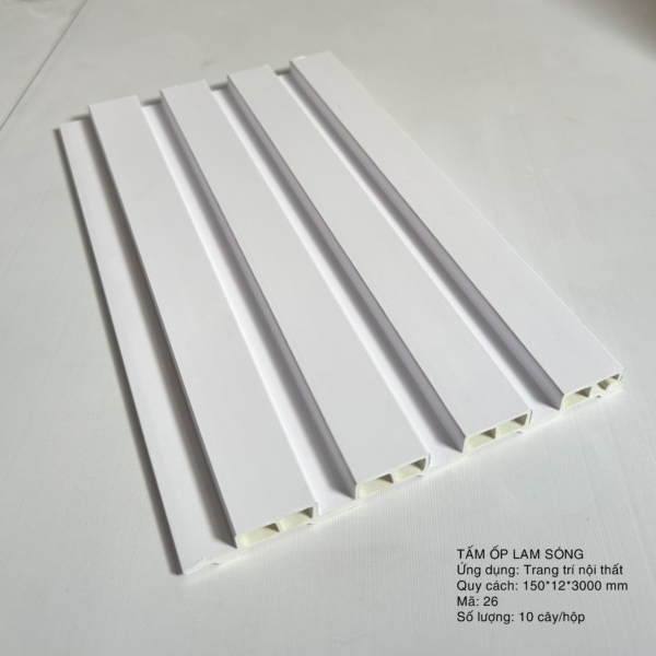 tấm ốp lam sóng 4 sóng thấp màu 26