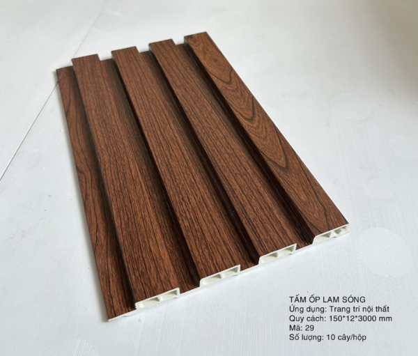 tấm ốp lam sóng 4 sóng thấp màu 29
