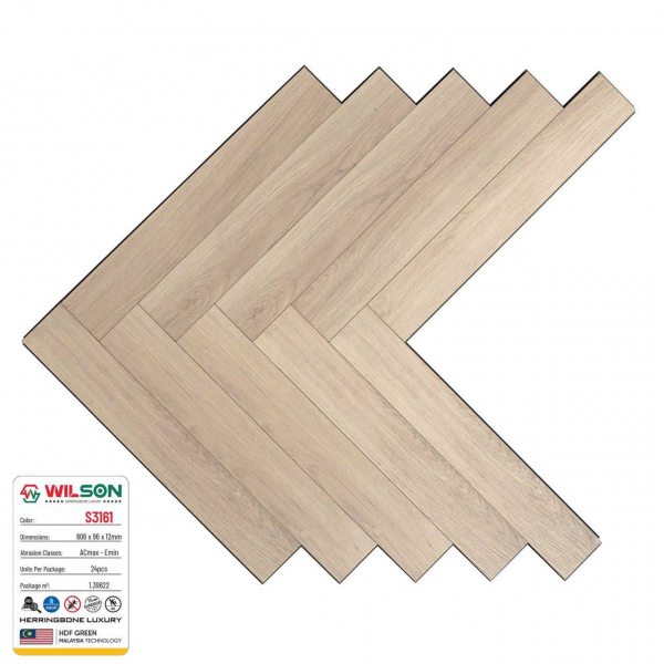 sàn gỗ xương cá wilson S3161