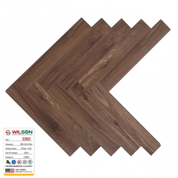 sàn gỗ xương cá wilson S3163