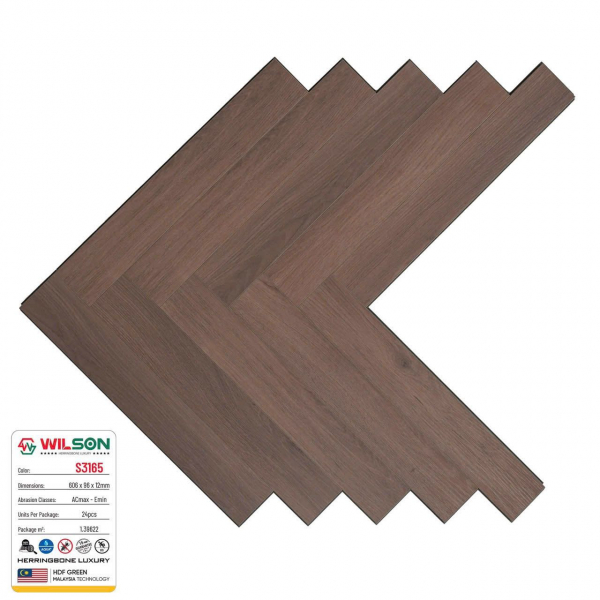 sàn gỗ xương cá wilson S3165