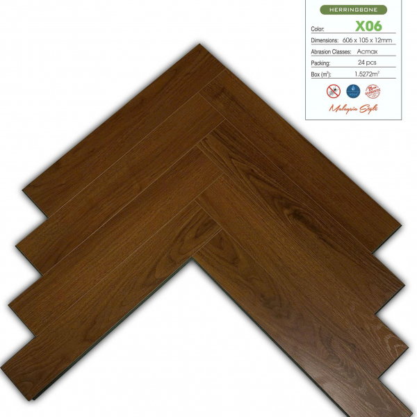 Sàn gỗ xương cá trendwood X06