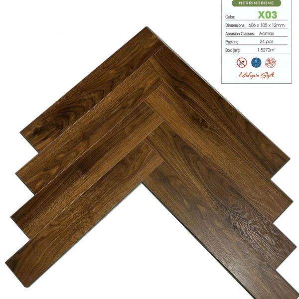 Sàn gỗ xương cá trendwood X02