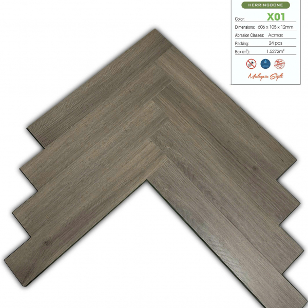 Sàn gỗ xương cá trendwood X01
