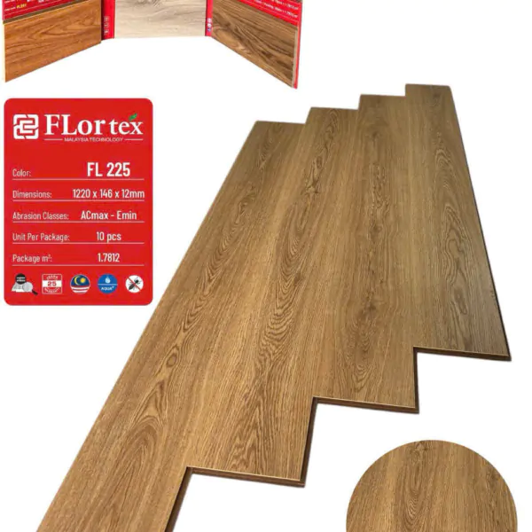 Sàn Gỗ Công Nghiệp Flortex FL225