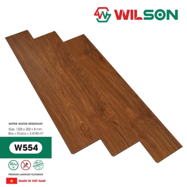 Sàn gỗ Wilson 8mm W554