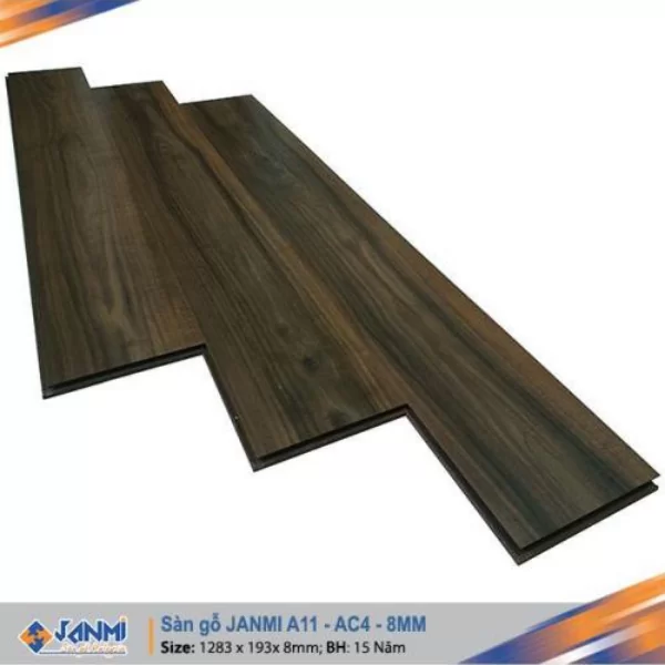 Sàn gỗ Janmi 8mm A11