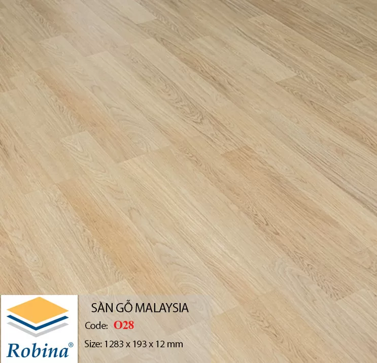 Sàn gỗ Robina12mm Bản To O28