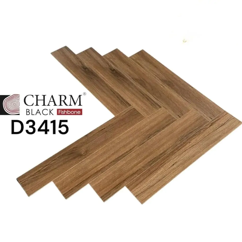 Sàn Gỗ Charm Wood Xương Cá Cốt Đen D3413 - Ảnh 6