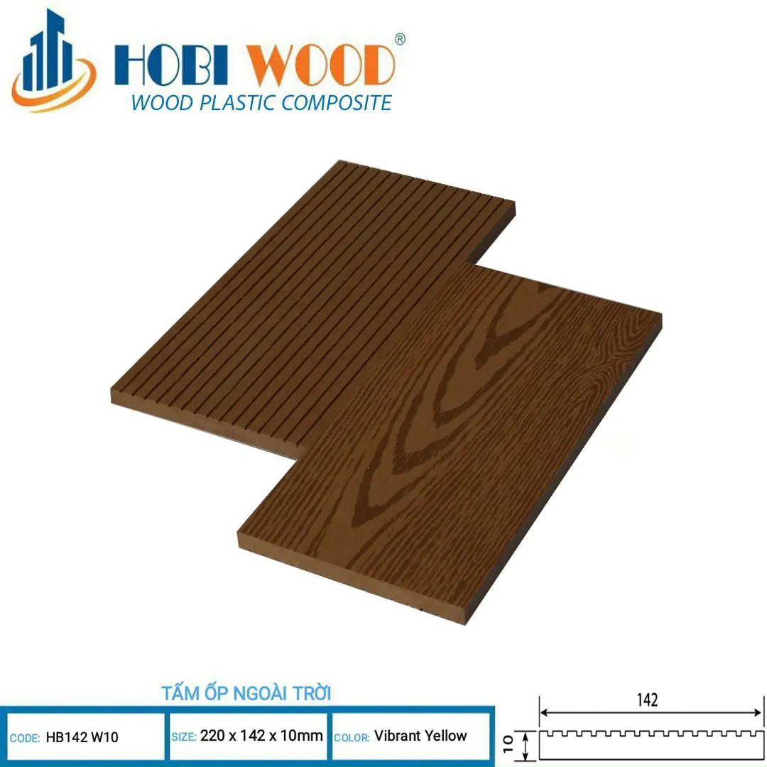 Tấm Ốp Ngoài Trời HB142W10-Black Charcoal - Ảnh 5