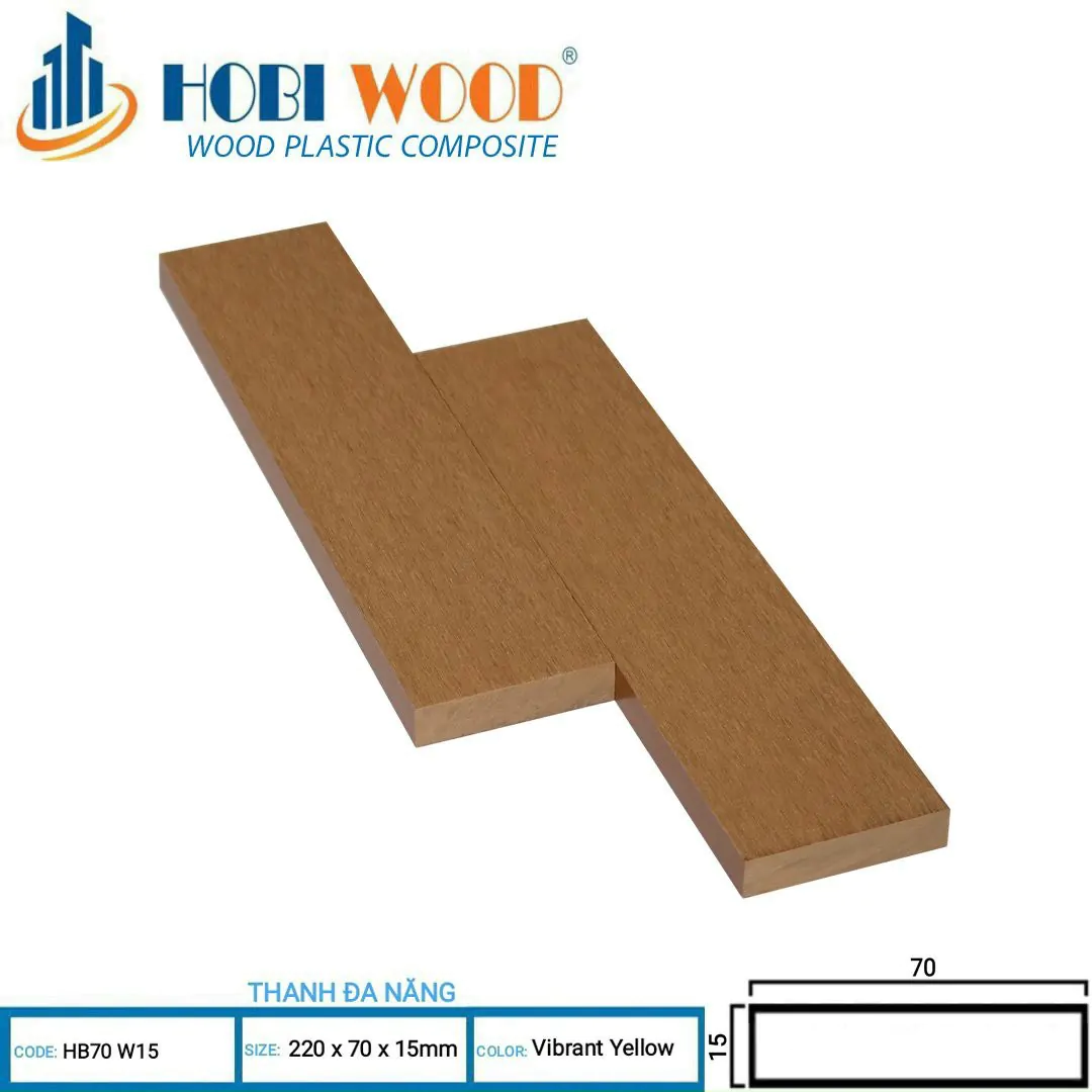 Thanh Đa Năng HB70W15- Oka Brown - Ảnh 4