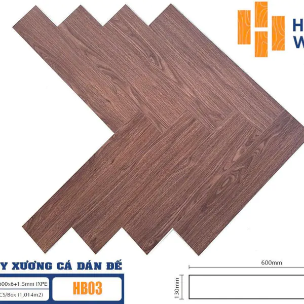 sàn nhựa xương cá Hobi HB03