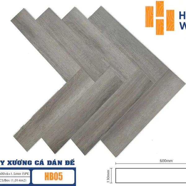 sàn nhựa xương cá Hobi HB05