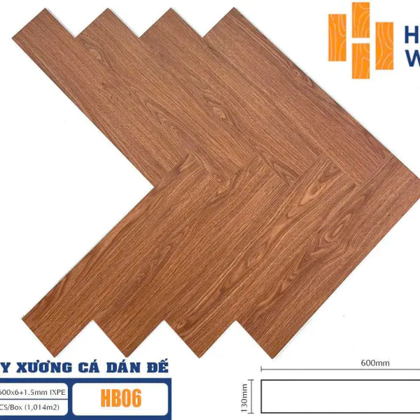 sàn nhựa xương cá Hobi HB06