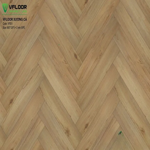 Sàn Nhựa VFloor Herringbone VF501