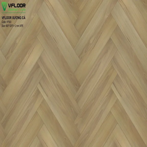 Sàn Nhựa VFloor Herringbone VF503