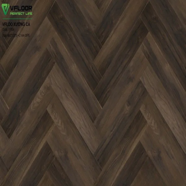 Sàn Nhựa VFloor Herringbone VF504