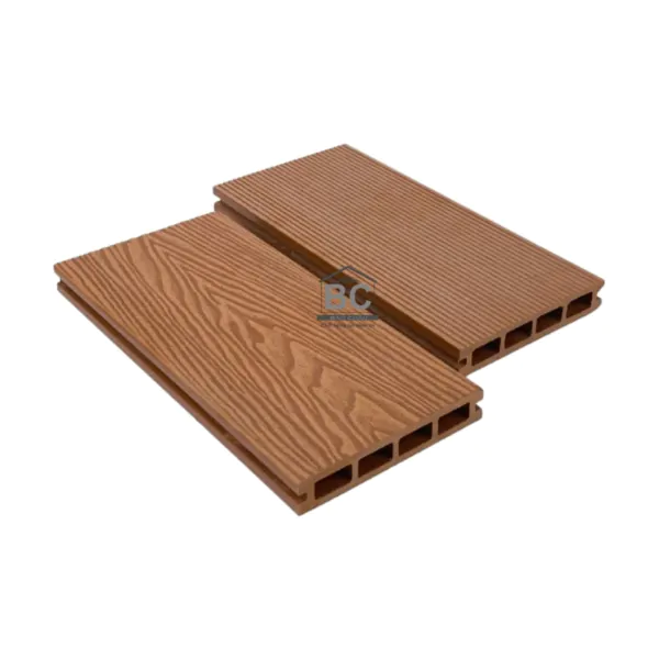 Sàn Gỗ Nhựa Ngoài Trời 3D Màu Nâu Đỏ