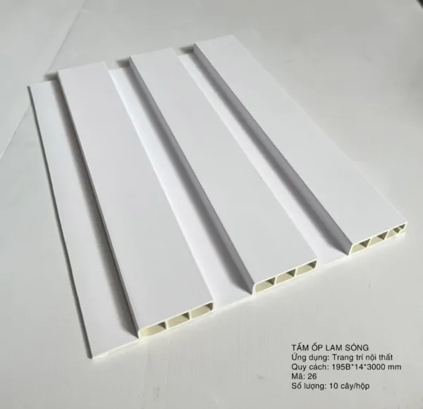 tấm ốp lam sóng 3 sóng thấp màu 3st26