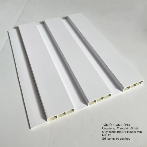 tấm ốp lam sóng 3 sóng thấp màu 3st26
