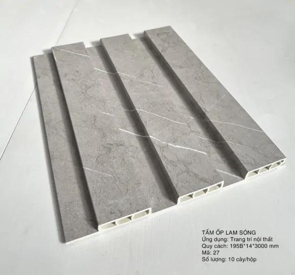 tấm ốp lam sóng 3 sóng thấp màu 3st27