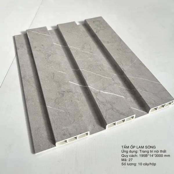 tấm ốp lam sóng 3 sóng thấp màu 3st27