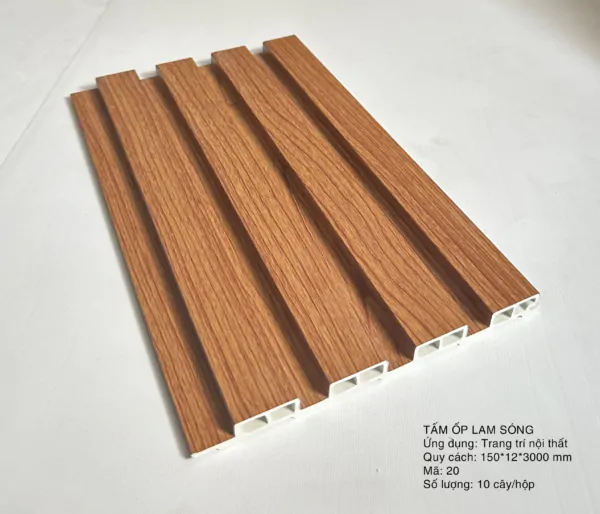 tấm ốp lam sóng 4 sóng thấp màu 20