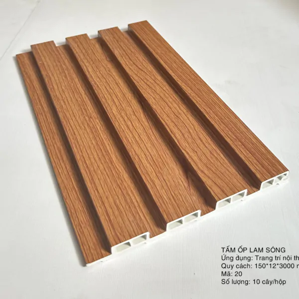 tấm ốp lam sóng 4 sóng thấp màu 20