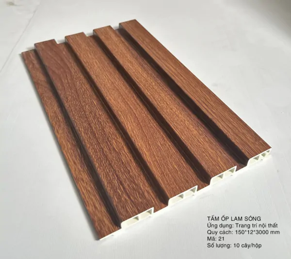 tấm ốp lam sóng 4 sóng thấp màu 21