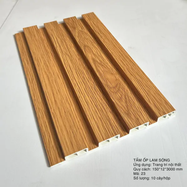 tấm ốp lam sóng 4 sóng thấp màu 23