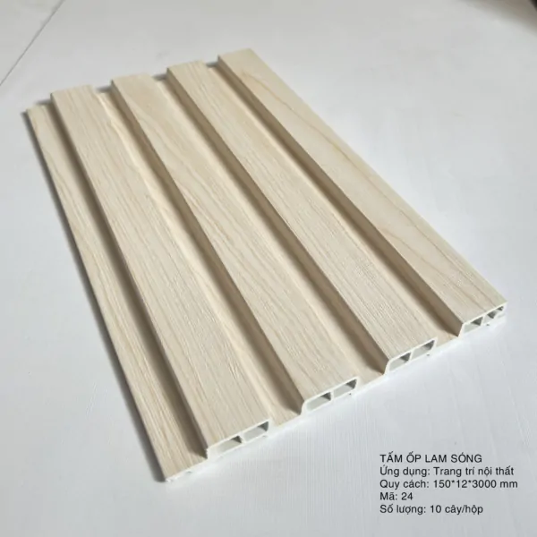 tấm ốp lam sóng 4 sóng thấp màu 24