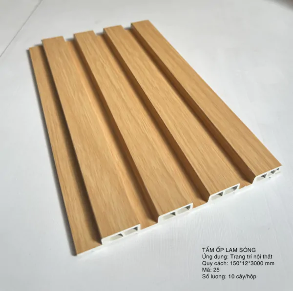 tấm ốp lam sóng 4 sóng thấp màu 25