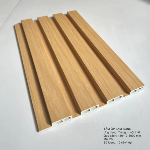 tấm ốp lam sóng 4 sóng thấp màu 25