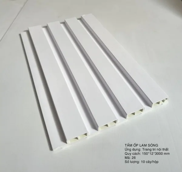 tấm ốp lam sóng 4 sóng thấp màu 26
